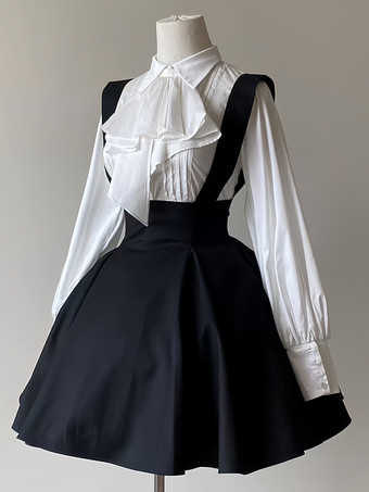 Faldas clásicas Lolita SK negras sin mangas con tirantes