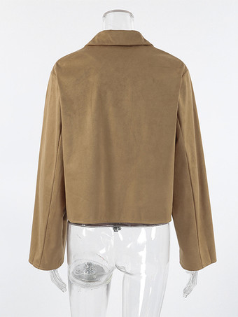 ヴィンテージ クロップド スエード ジャケット（レディース）2025