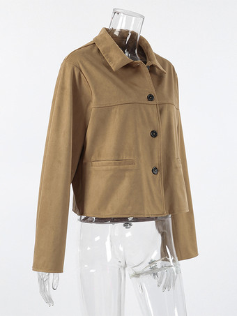 ヴィンテージ クロップド スエード ジャケット（レディース）2025