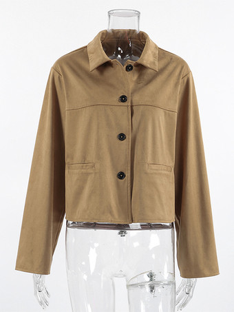 ヴィンテージ クロップド スエード ジャケット（レディース）2025