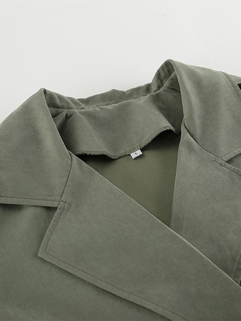 クロップド丈ウィンドブレーカー タイウエストジャケット レディース 2025