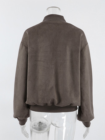 ストリートルックにぴったりのレトロなジップアップボンバージャケット 2025