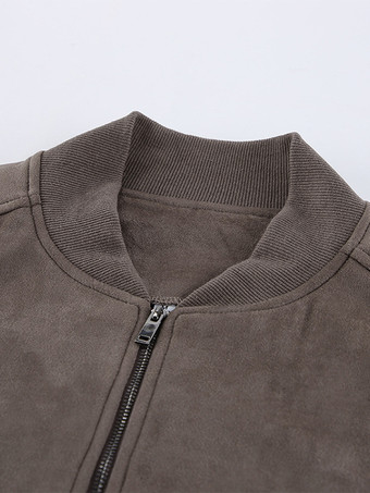 ストリートルックにぴったりのレトロなジップアップボンバージャケット 2025