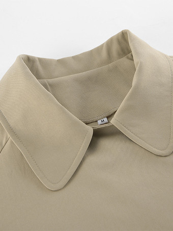 クラシックなダブルブレストトレンチコート（ドールカラーとベルト付き、レディース向け）2025年モデル