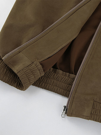 ヴィンテージスエード ジップアップ ボンバージャケット（レディース）2025