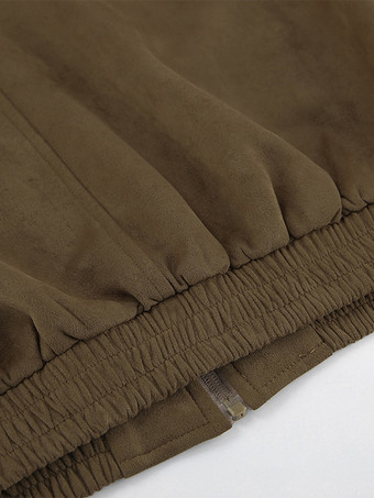 ヴィンテージスエード ジップアップ ボンバージャケット（レディース）2025