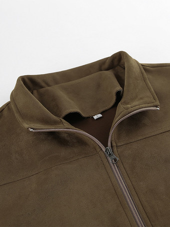 ヴィンテージスエード ジップアップ ボンバージャケット（レディース）2025