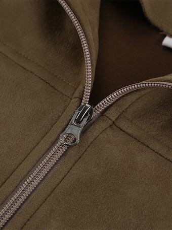 ヴィンテージスエード ジップアップ ボンバージャケット（レディース）2025