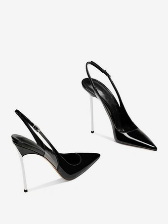 レディース ハイヒール パンプス ポインテッドトゥ スリングバック セクシーシューズ