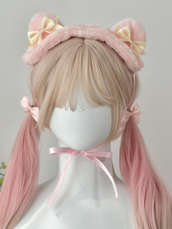 Serre-tête oreilles d'ours en peluche Sweet Lolita