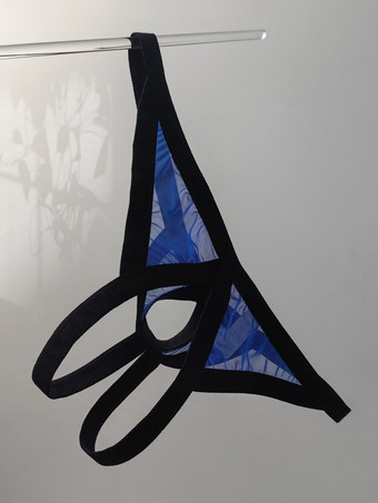 メンズランジェリー下着セクシーパンティーブラックブリーフトライアングル