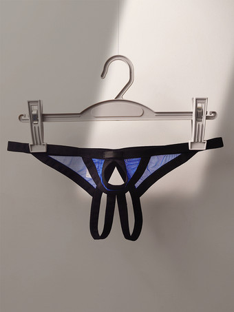 メンズランジェリー下着セクシーパンティーブラックブリーフトライアングル