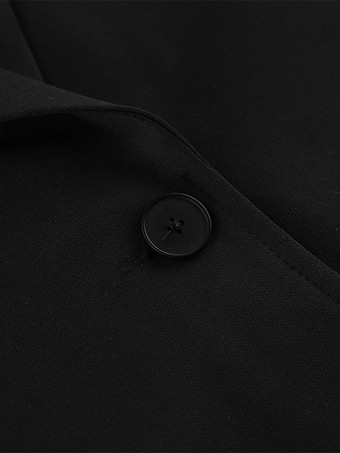 レーストリムのシングルボタン留めブレザー（レディース）2025