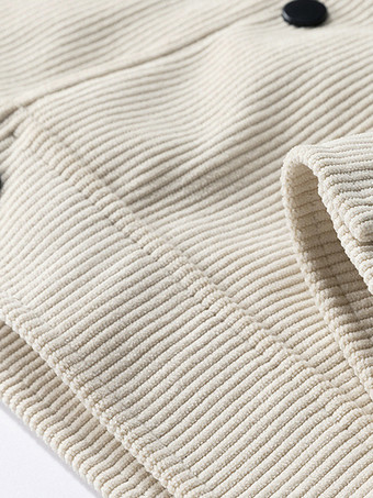 7. メンズコーデュロイジャケット 長袖 胸元フラップポケット＆サイドポケット 防風・耐久性抜群 レトロコート