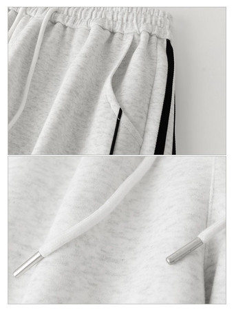 メンズ 2ピース トラックスーツセット スタンドカラー 長袖 ストライプ スウェットシャツとパンツ