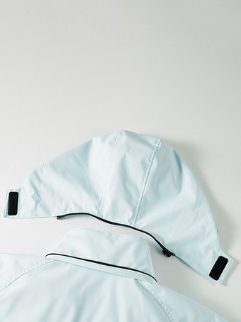 メンズ アウトドア カップルジャケット 取り外し可能なフード 防風防水 2ピースセット