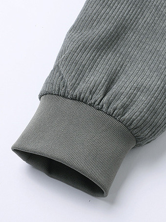 プラスサイズのコーデュロイジャケット。メンズ用。フリース裏地。フロントにフラップポケットが4つ付いた冬用コート。