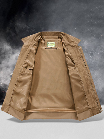 メンズ ボンバージャケット ターンダウンカラー 長袖 サイドポケット コーデュロイジャケット