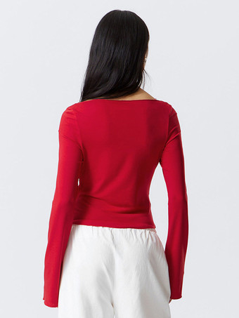 ユニークなサイドタイデザインが特徴のアシンメトリークロップトップ（レディース2025年版）