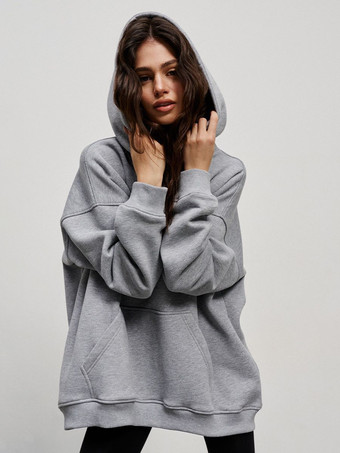 カンガルーポケット付きオーバーサイズパーカー（レディース）2025