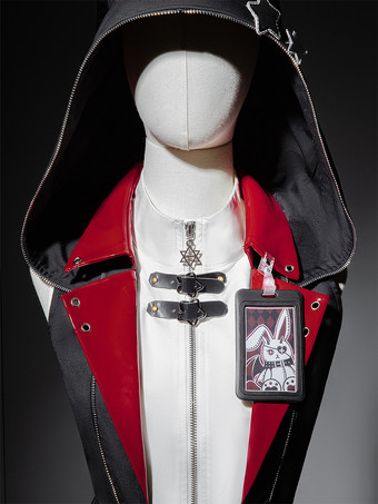 ゴシックロリータスーツフード付きジャケットとブラウスとスカートの3点セットミッドナイトバニーロックゴシックロリータスーツ