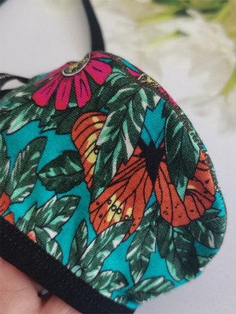 Herrenunterwäsche sexy Slips für Männer Tanga mit Blumenmuster