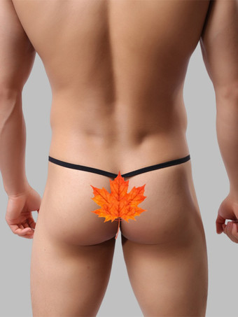 Herrenunterwäsche sexy Slips für Männer Tanga mit Blumenmuster