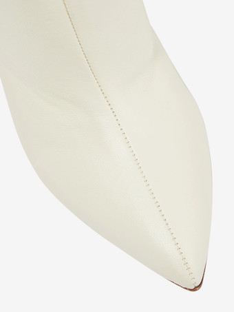 サイハイブーツ プラスサイズ ポインテッドトゥ ハイヒール オーバーニーブーツ