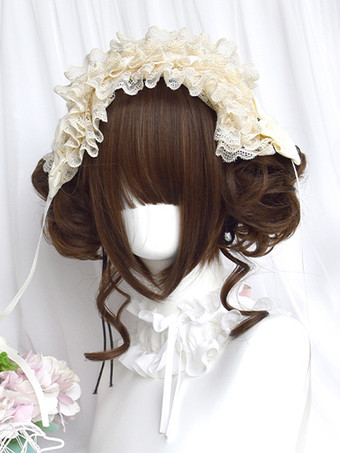 Sweet Lolita Wig Deep Brown Two Buns Lolita Accessories