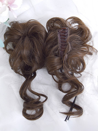 Sweet Lolita Wig Deep Brown Two Buns Lolita Accessories