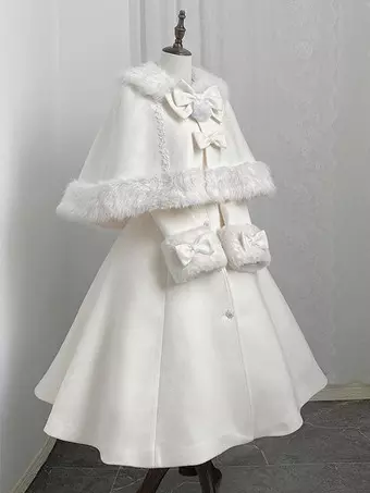 white winter dress coat Wool Maxi Vintage Double Breasted Overcoat 3235 White / S Please leave your phone number to me while you place the order The Winter White Coat -