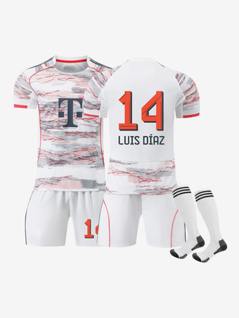 N.14Maglia da trasferta 25/26 n. 10 MUSIALA Football Club set da 3 pezzi