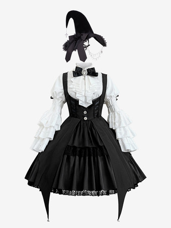 ゴシックロリータ帽子魔法少女魔女黒ロリータアクセサリー