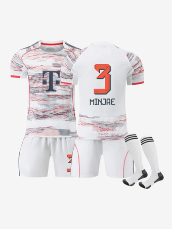 N.3Maglia da trasferta Football Club 25/26 N.6 Kimmich N.9 Kane N.42 Musiala N.25 Müller Set da 3 pezzi