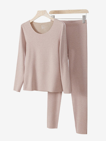 カシミア＆シルク 暖かいスリムサーマルアンダーウェアセット 2025