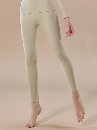 カシミア＆リヨセル 暖かいスキニーサーマルアンダーウェアセット 2025