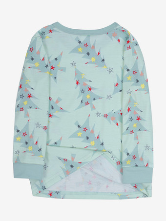 ツリープリントのファミリー向けクリスマスパジャマ 2026