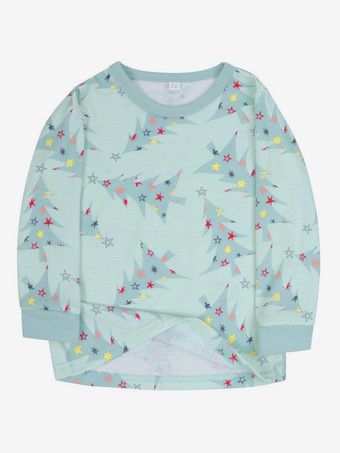 ツリープリントのファミリー向けクリスマスパジャマ 2026