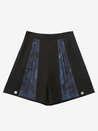 Ouji Lolita Gothic Dresses Black Pants Long Sleeves Classic Ruffles Overcoat Cravat Dress Sets