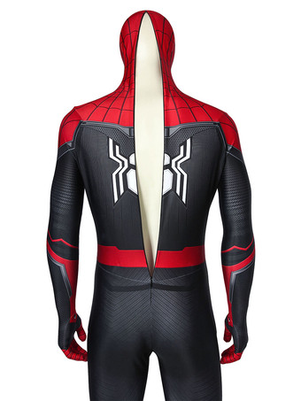 マーベルコミックスパイダーマン家から遠く離れたスパイダーマンコスプレコスチュームライクラスパンデックスキャットスーツマーベルコミック