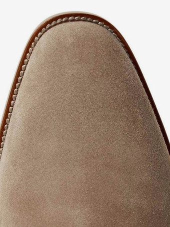 スエードチェルシーブーツ メンズ ラウンドトゥ スリップオン アンクルブーツ