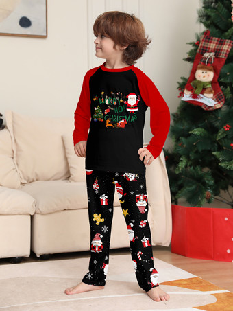 家族お揃いクリスマスパジャマ サンタクロース柄 レディース 2025