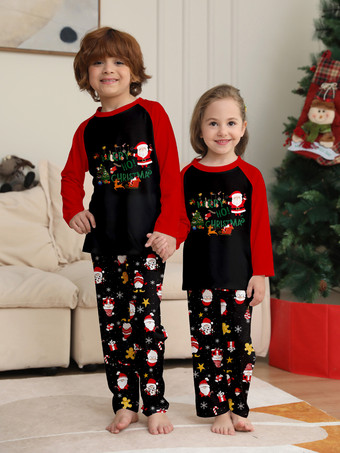 家族お揃いクリスマスパジャマ サンタクロース柄 レディース 2025