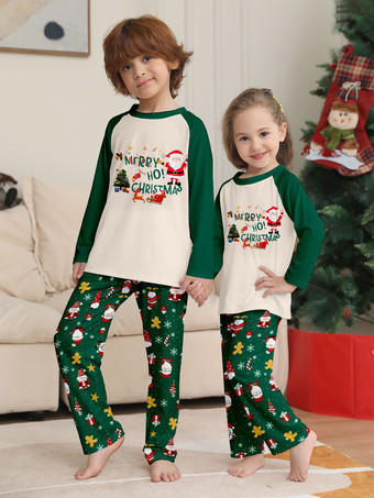 家族お揃いクリスマスパジャマ サンタクロース柄 レディース 2025