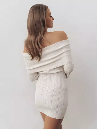 red two piece bodycon dress Women's Summer Hollow Out Bodycon Two-Piece Dress main image 1