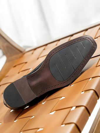 メンズ スエード オックスフォードシューズ ラウンドトゥ レースアップ ブローグ ドレスシューズ