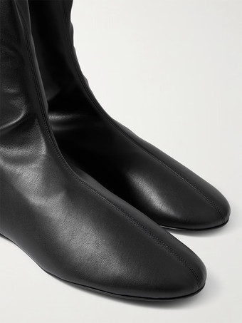 レディース オーバーニーブーツ ラウンドトゥ フラット サイハイブーツ