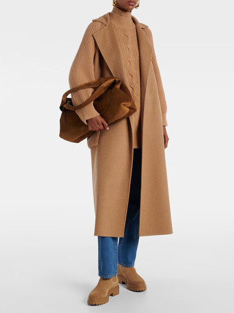 スエードアンクルブーツ レディース ラウンドトゥ フラットチェルシーブーツ