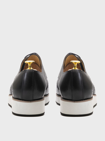 メンズ ブローグシューズ ラウンドトゥ 本革 ラウンドトゥ レースアップ ウィングチップシューズ