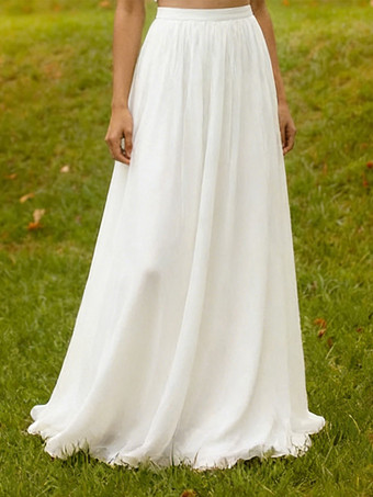 ツーピースウェディングドレス レース レース Vネック ツーピース トレーン付きウェディングドレス 機能的なボタン 半袖 ロング アイボリー